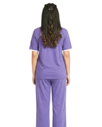 Purple Pipen Stylish Night Suit