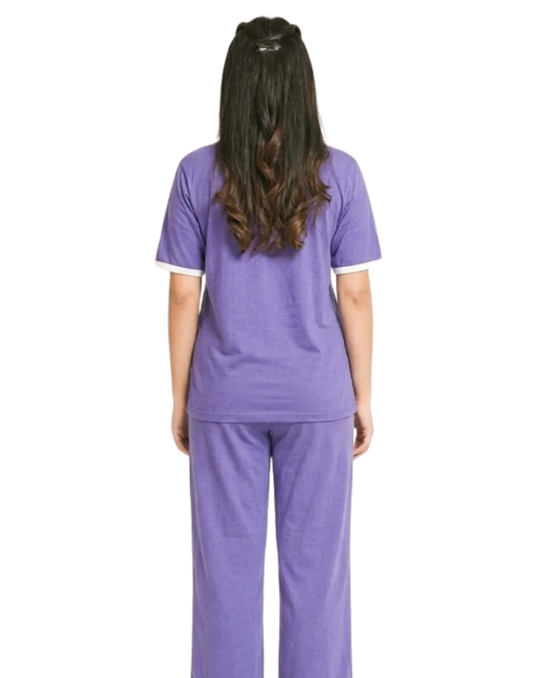 Purple Pipen Stylish Night Suit