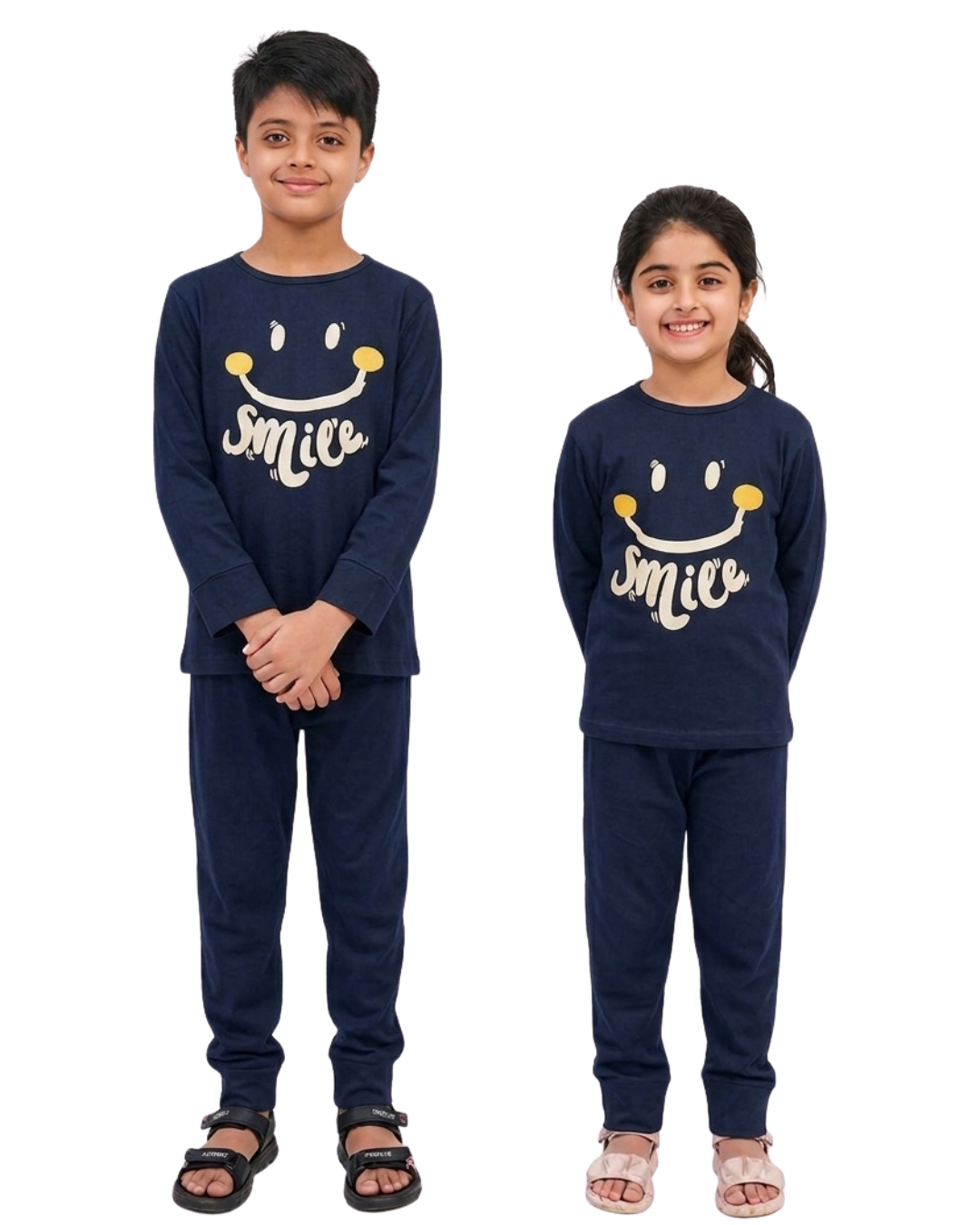 Navy Blue Smiley Kids Suit (Each)