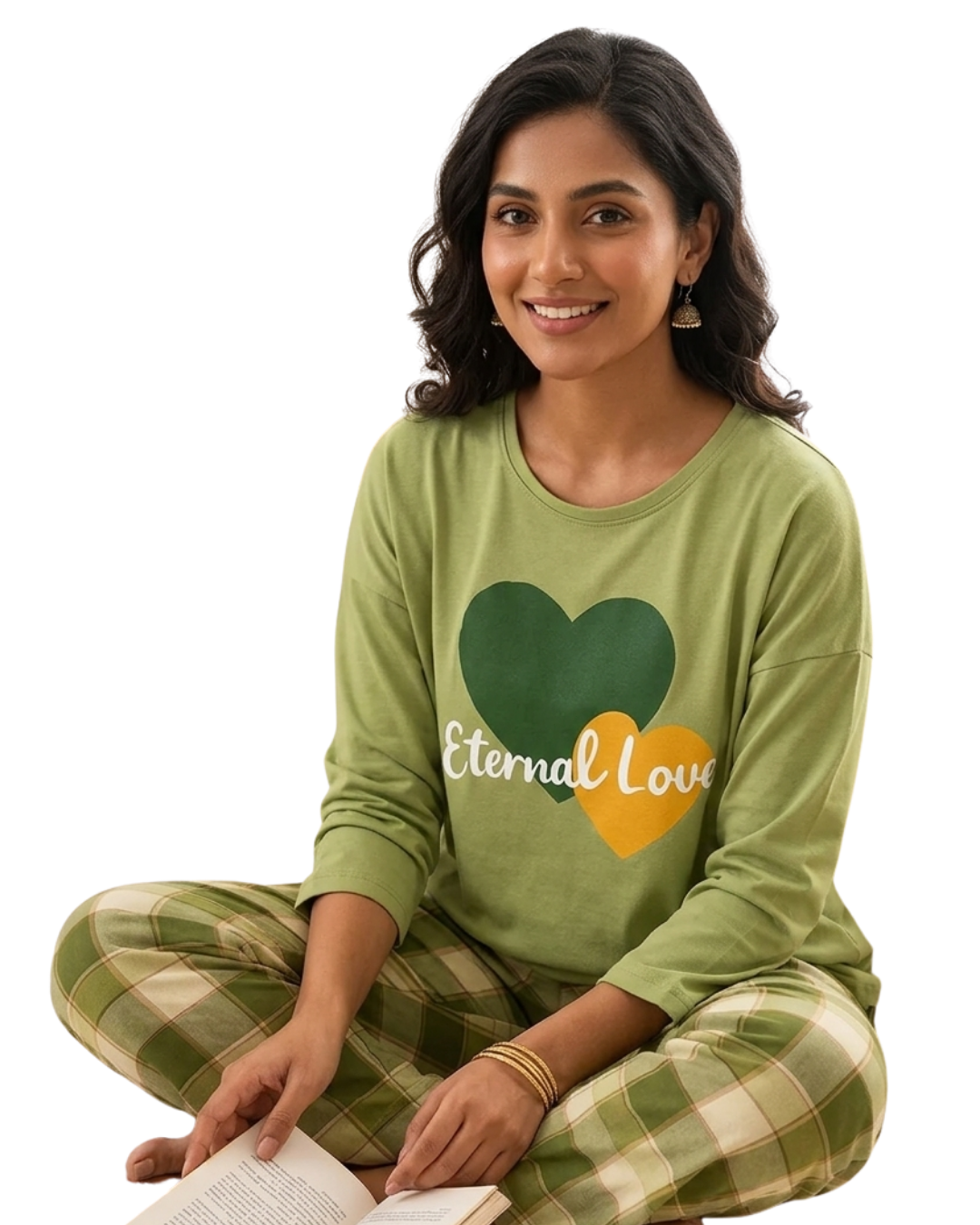 Extarnal Love Printed Night Suit