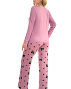 Pink let Me Sleep Printed Night Suit