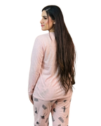 Pink Bunny Printed  Night Suit