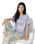 Cute Bunny Printed Night Suit