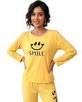 Smile Forever Printed Night Suit