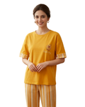Yellow Duck Printed  Night Suit