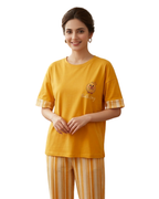 Yellow Duck Printed  Night Suit