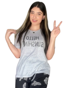 Hello Sunshine Printed Night Suit