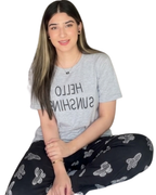 Hello Sunshine Printed Night Suit
