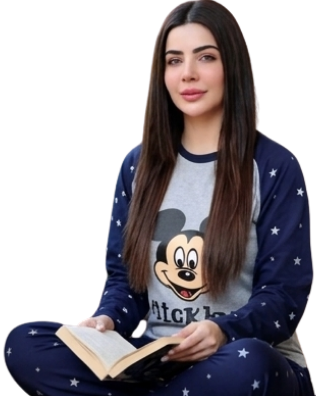 Mickey Stars Printed Pajama Night Suit