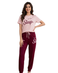 Sleepy Eyes Printed Night Suit