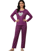 Leopard Skin Printed Night Suit