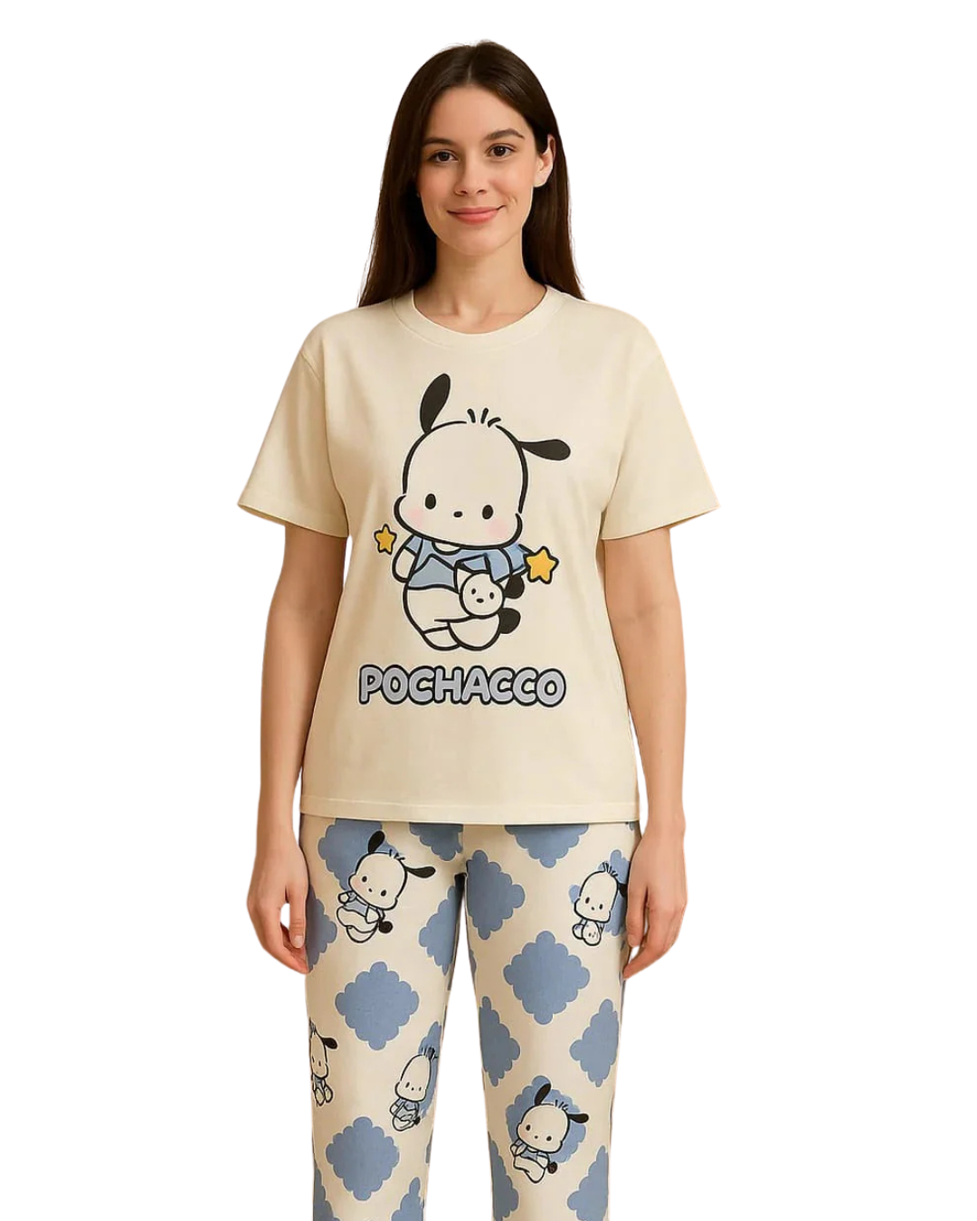 Cute Character Printed Night Suit